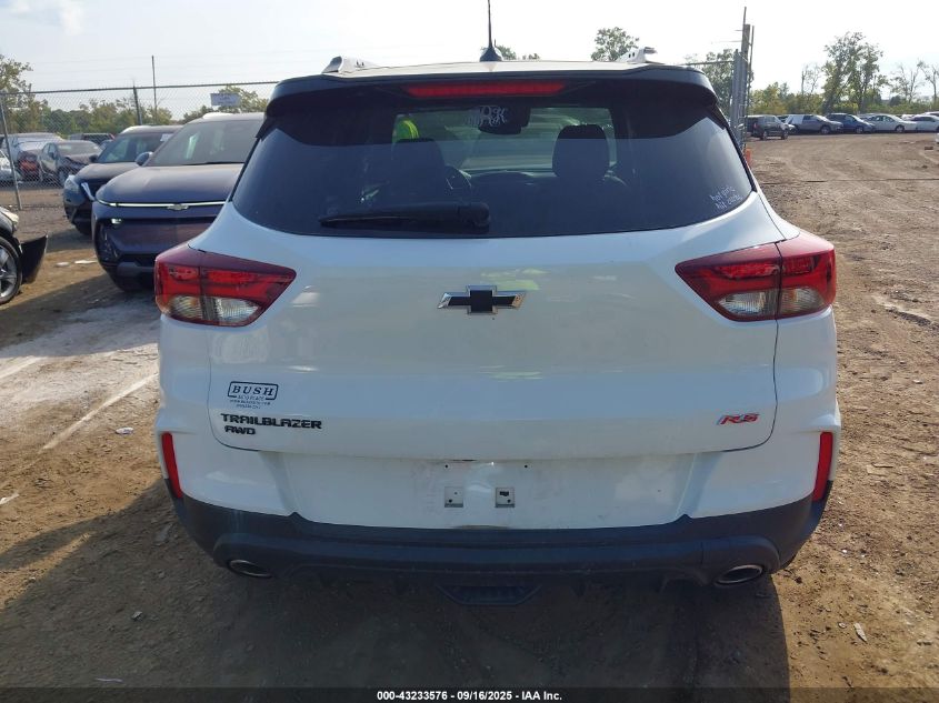 2023 Chevrolet Trailblazer Awd Rs VIN: KL79MUSL2PB212744 Lot: 43233576