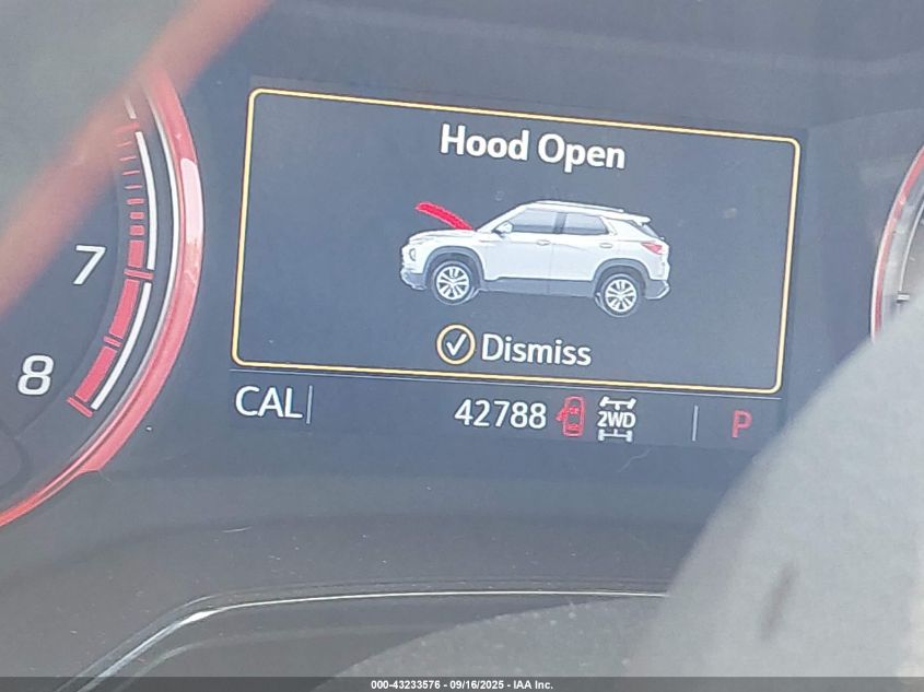 2023 Chevrolet Trailblazer Awd Rs VIN: KL79MUSL2PB212744 Lot: 43233576