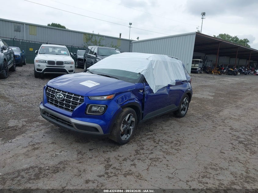 Vin: kmhrc8a35ru332166, lot: 43728130, hyundai venue sel 20242