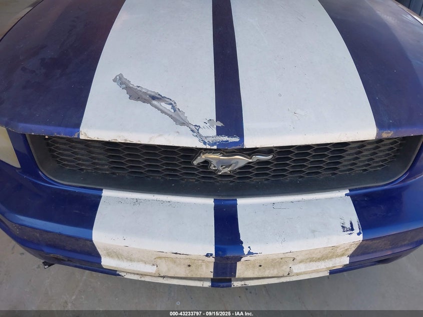 2005 Ford Mustang V6 Deluxe/V6 Premium VIN: 1ZVFT80N755144969 Lot: 43233797