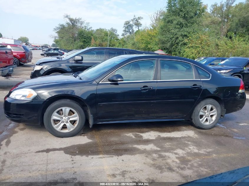 2012 Chevrolet Impala Ls VIN: 2G1WA5E32C1306416 Lot: 43233818