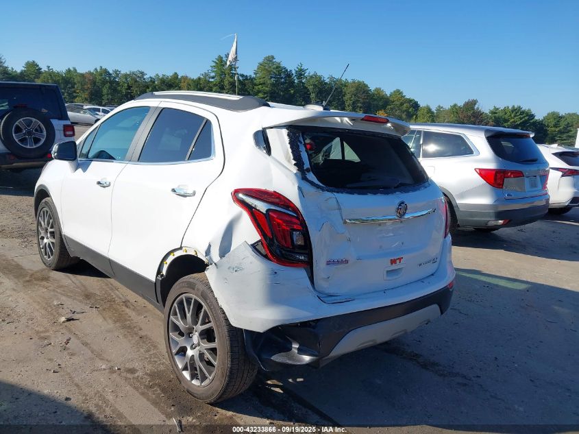 2019 Buick Encore Awd Sport Touring VIN: KL4CJ2SB0KB949411 Lot: 43233866