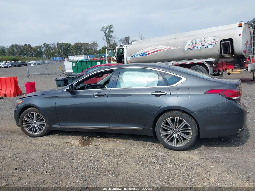 2018 Genesis G80 3.8 VIN: KMHGN4JE4JU253247 Lot: 43233952