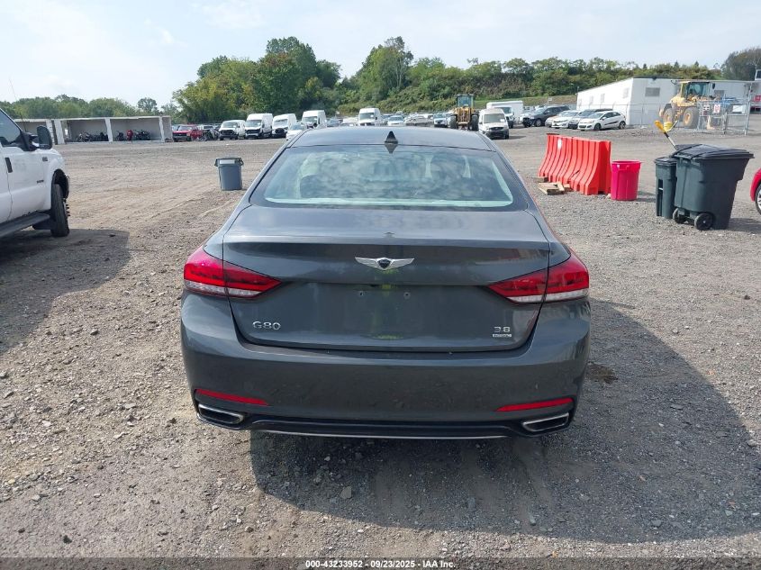 2018 Genesis G80 3.8 VIN: KMHGN4JE4JU253247 Lot: 43233952