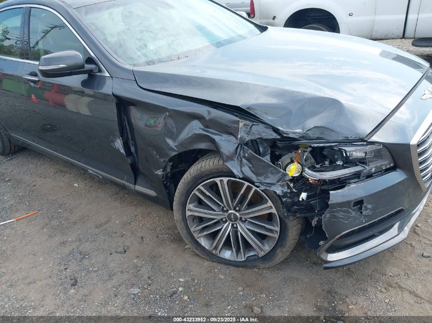 2018 Genesis G80 3.8 VIN: KMHGN4JE4JU253247 Lot: 43233952