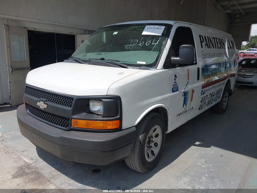 Vin: 1gcsgafx4c1122664, lot: 43728499, chevrolet express 1500 work van 20122
