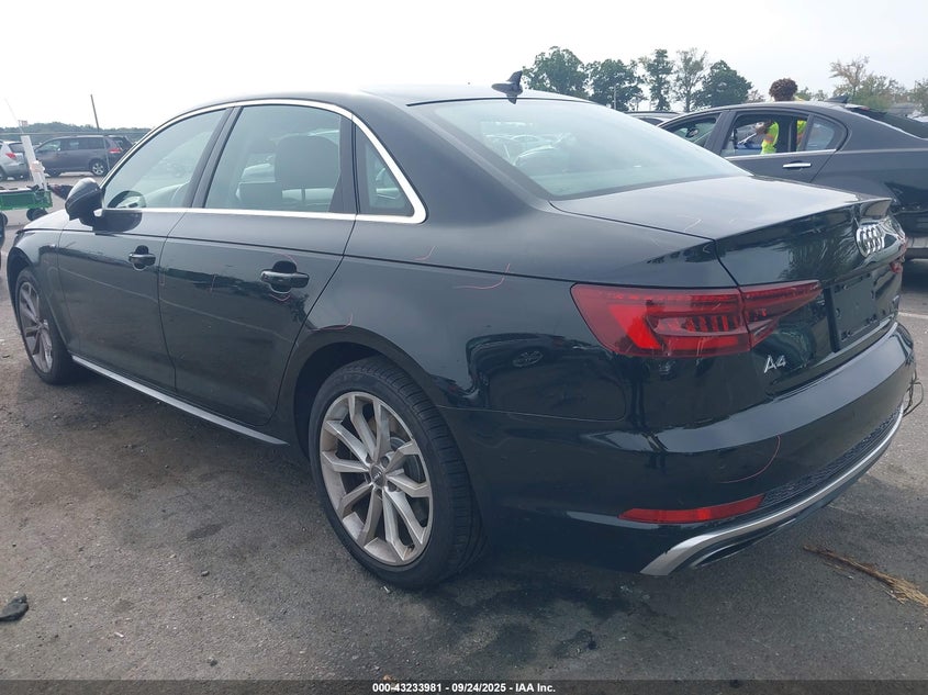 2019 AUDI A4 45 PREMIUM - WAUENAF45KN007326