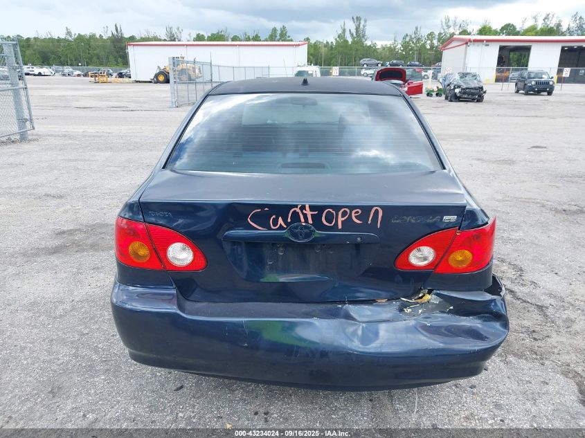 2003 Toyota Corolla Ce VIN: JTDBR32EX30005834 Lot: 43234024