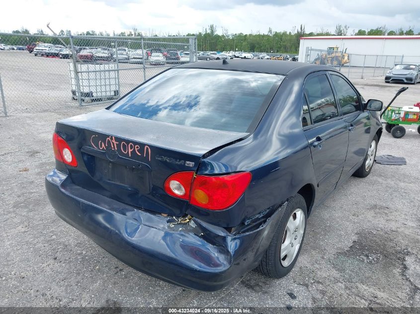 2003 Toyota Corolla Ce VIN: JTDBR32EX30005834 Lot: 43234024