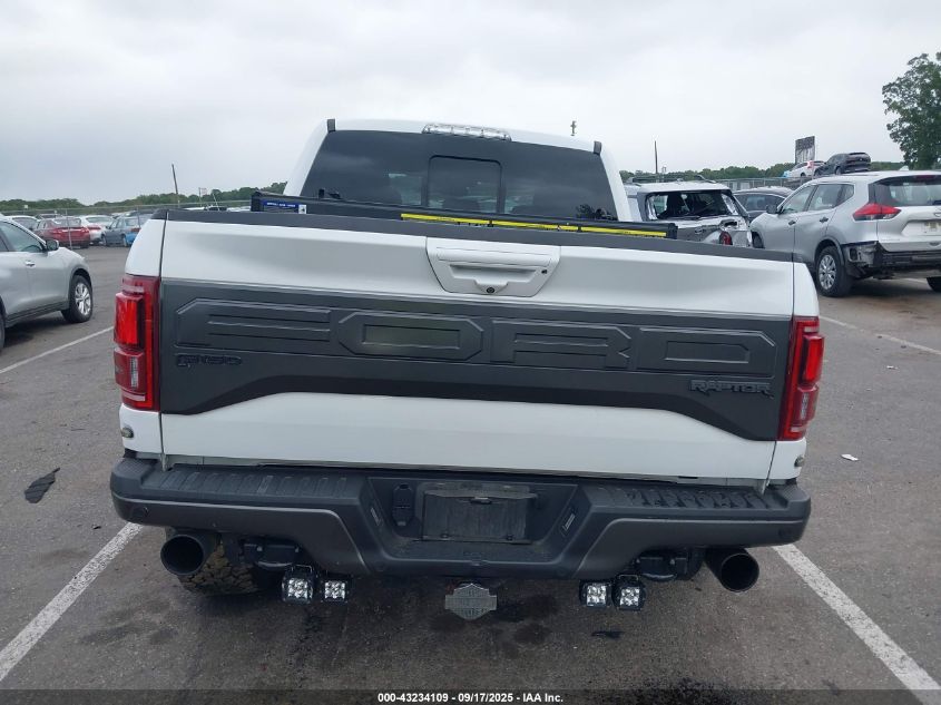 2018 Ford F-150 Raptor VIN: 1FTFW1RGXJFA67993 Lot: 43234109