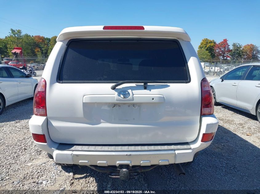 2004 Toyota 4Runner Limited V8 VIN: JTEBT17R640038635 Lot: 43234153