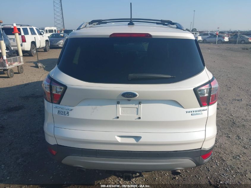 2018 Ford Escape Titanium VIN: 1FMCU0J90JUA60865 Lot: 43234158