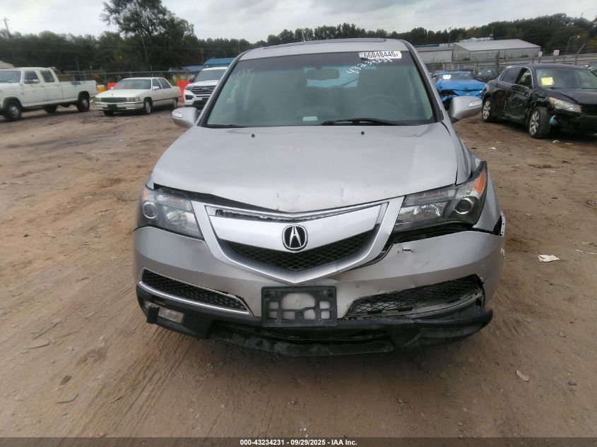 2013 Acura Mdx Technology Package VIN: 2HNYD2H36DH507286 Lot: 43234231
