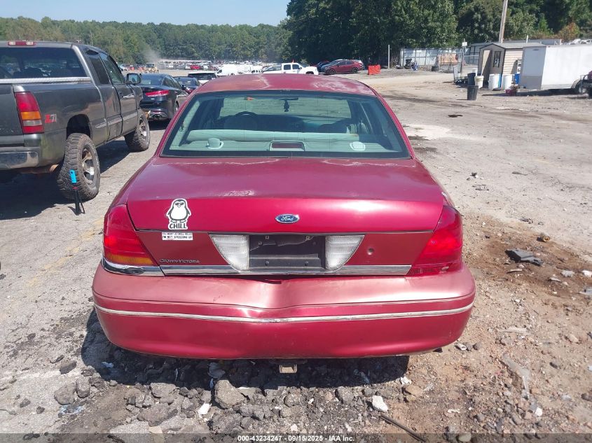 2001 Ford Crown Victoria VIN: 2FAFP73W31X117417 Lot: 43234247