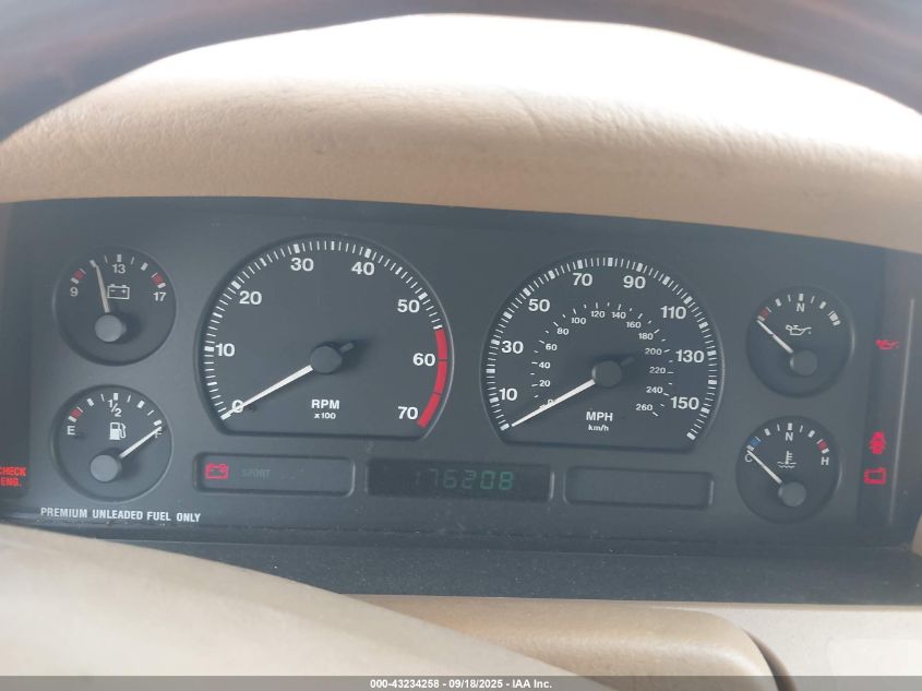 1996 Jaguar Xjr VIN: SAJPX1141TC781357 Lot: 43234258