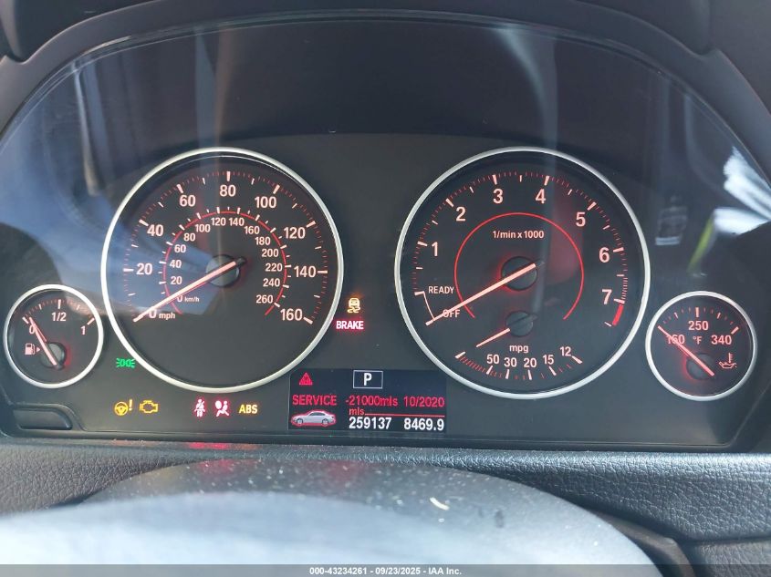 2012 BMW 328I VIN: WBA3A5C54CF349045 Lot: 43234261