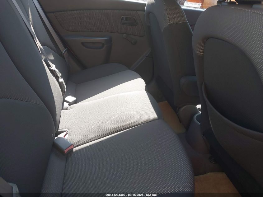 2008 Kia Rio Lx VIN: KNADE123386343441 Lot: 43234300