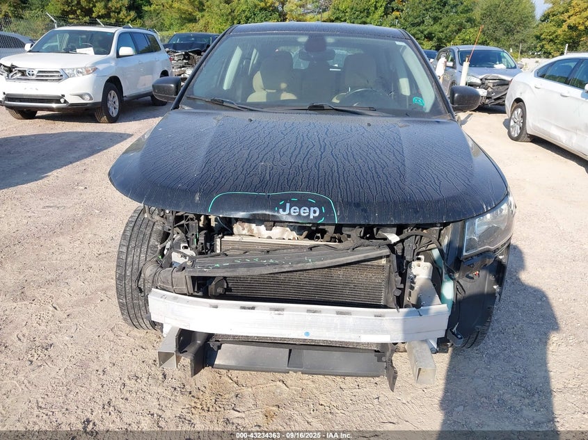 2018 Jeep Compass Sport Fwd VIN: 3C4NJCAB2JT124523 Lot: 43234363