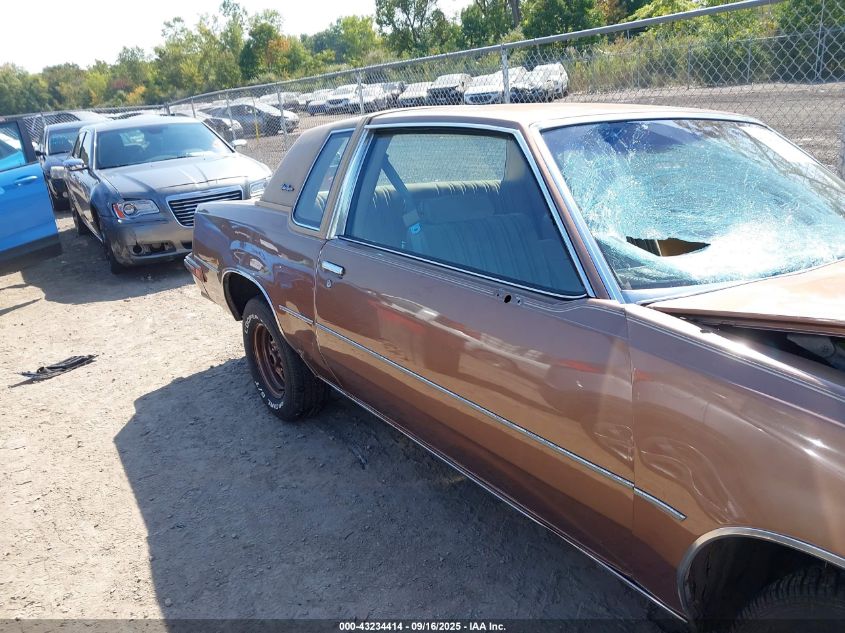 1985 Oldsmobile Cutlass Supreme VIN: 1G3GR47Y6FP336579 Lot: 43234414