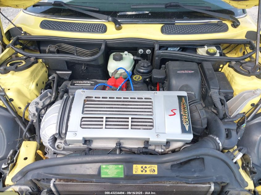 2005 Mini Cooper S VIN: WMWRH33595TF84302 Lot: 43234494