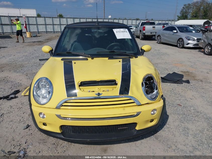 2005 Mini Cooper S VIN: WMWRH33595TF84302 Lot: 43234494