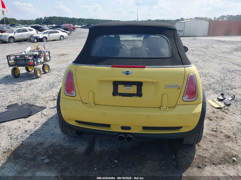 2005 Mini Cooper S VIN: WMWRH33595TF84302 Lot: 43234494