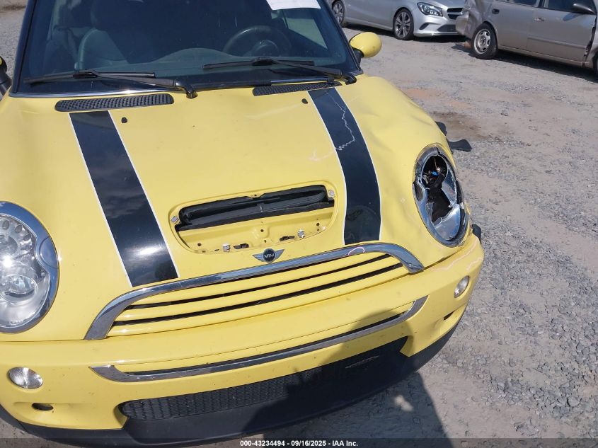 2005 Mini Cooper S VIN: WMWRH33595TF84302 Lot: 43234494