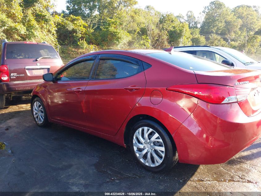 2013 Hyundai Elantra Gls VIN: 5NPDH4AE0DH200333 Lot: 43234529