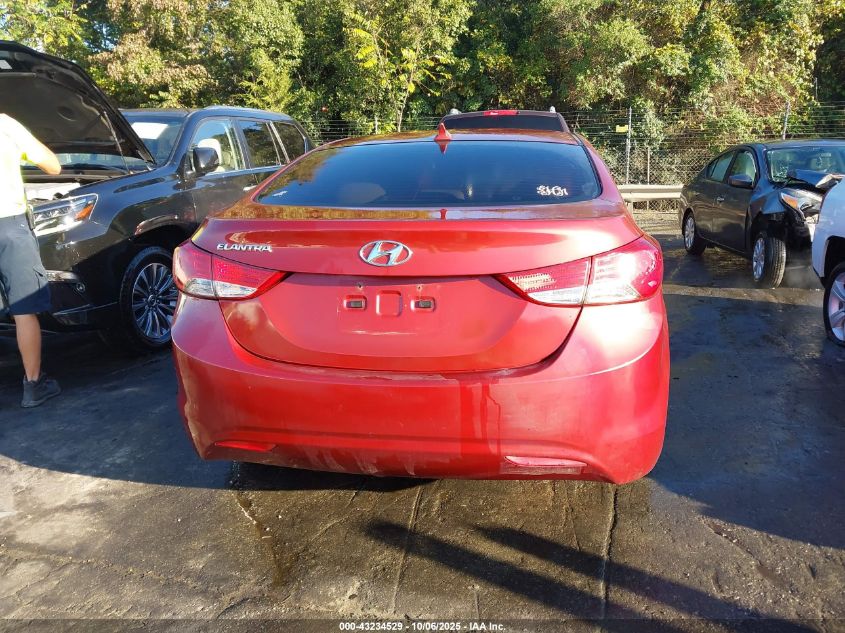 2013 Hyundai Elantra Gls VIN: 5NPDH4AE0DH200333 Lot: 43234529