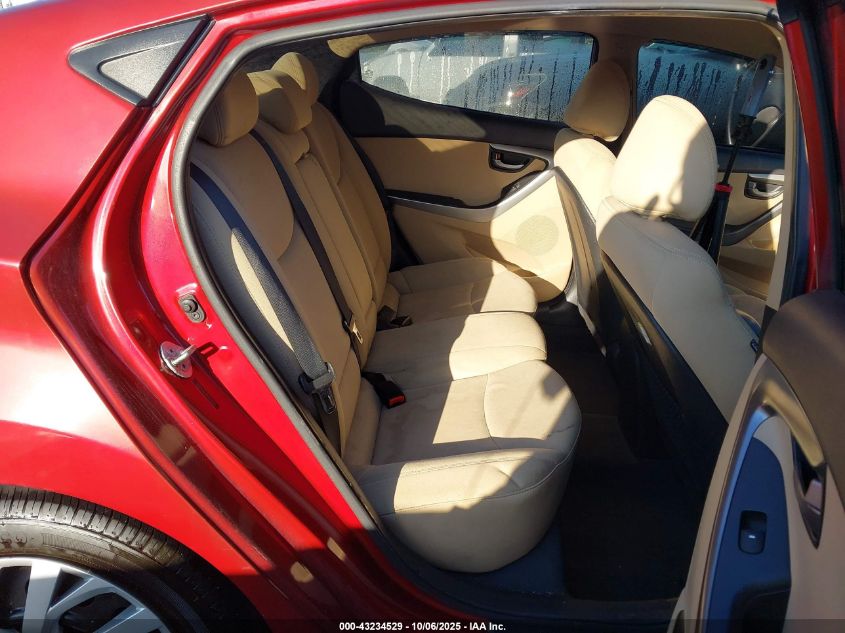 2013 Hyundai Elantra Gls VIN: 5NPDH4AE0DH200333 Lot: 43234529