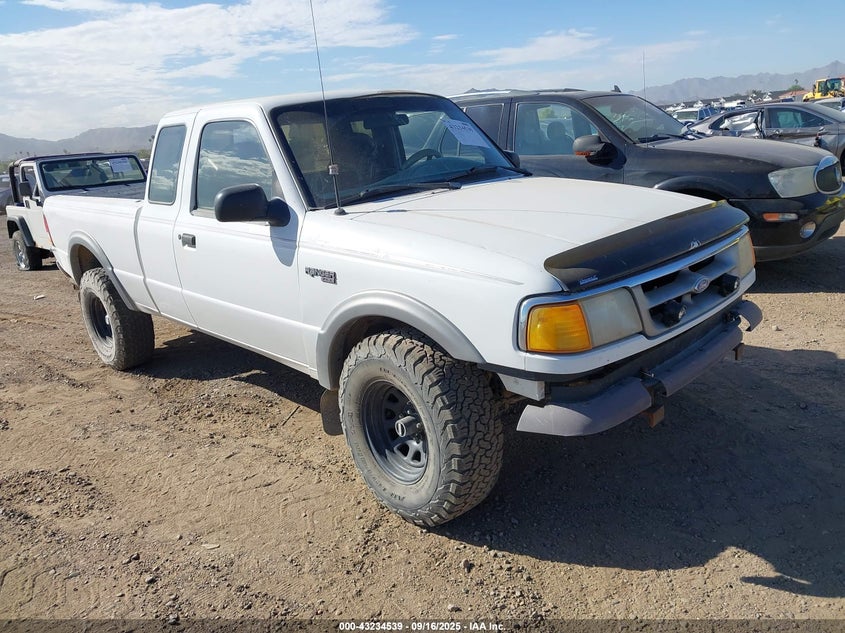 1996 Ford Ranger Super Cab white pickup gasoline 1FTCR15X7TPB33624 photo #1