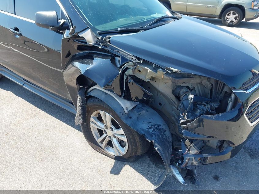 2017 Chevrolet Equinox Ls VIN: 2GNALBEK6H1598992 Lot: 43234576