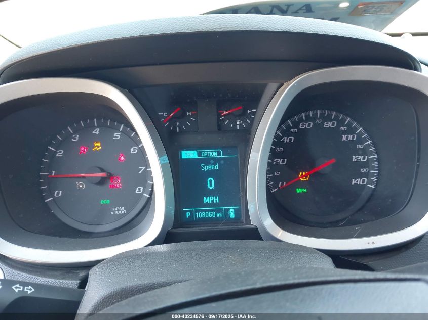 2017 Chevrolet Equinox Ls VIN: 2GNALBEK6H1598992 Lot: 43234576