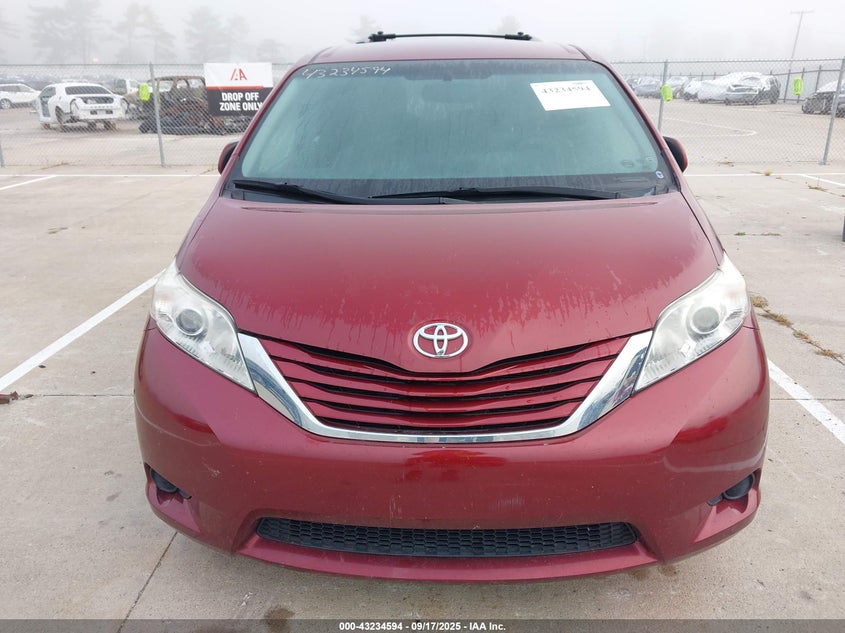 2015 Toyota Sienna Le 8 Passenger VIN: 5TDKK3DC6FS542850 Lot: 43234594