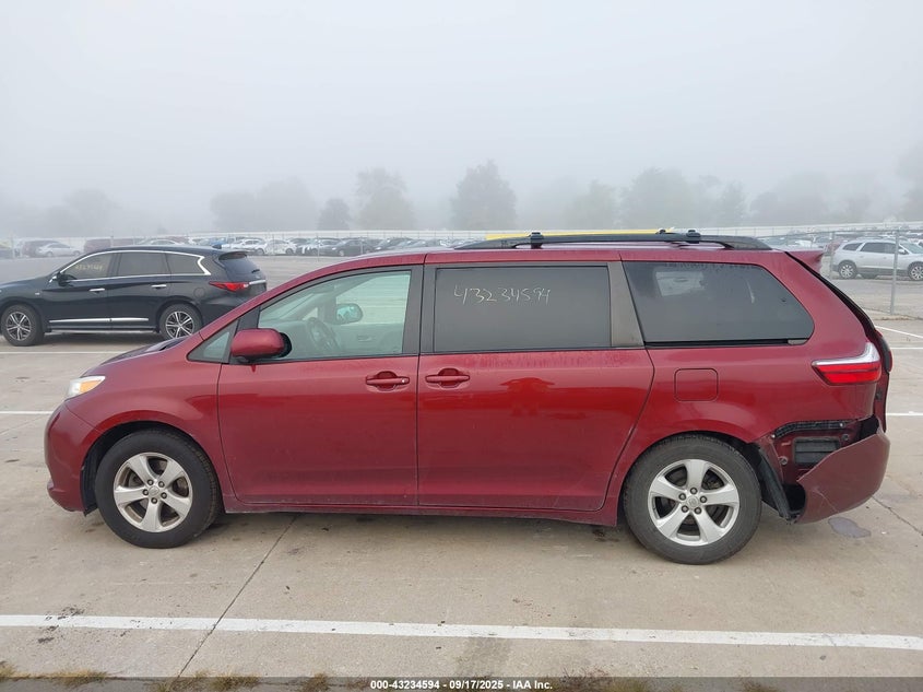 2015 Toyota Sienna Le 8 Passenger VIN: 5TDKK3DC6FS542850 Lot: 43234594