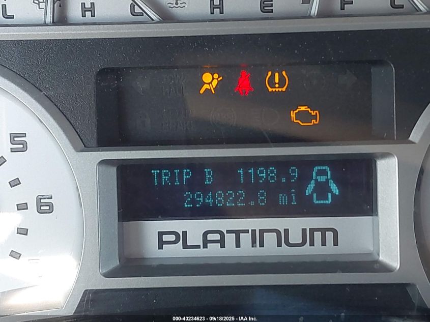 2010 Ford F-150 Platinum VIN: 1FTFW1EV4AFA96538 Lot: 43234623