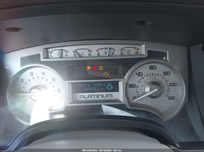 2010 Ford F-150 Platinum VIN: 1FTFW1EV4AFA96538 Lot: 43234623