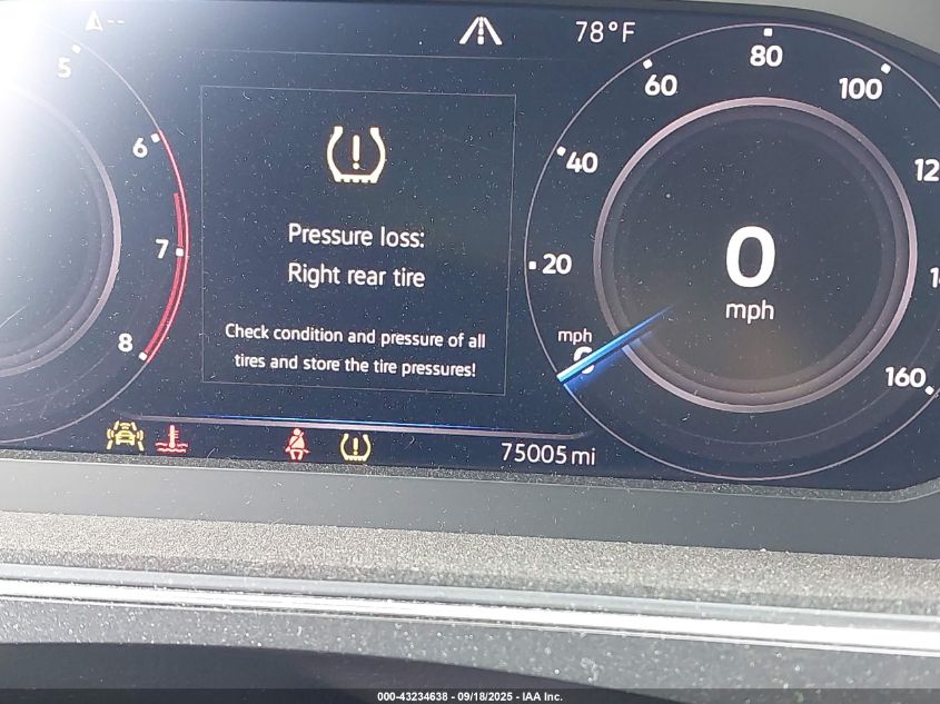 2019 Volkswagen Tiguan 2.0T Se/2.0T Sel/2.0T Sel R-Line/2.0T Sel R-Line Black VIN: 3VV2B7AX2KM163385 Lot: 43234638