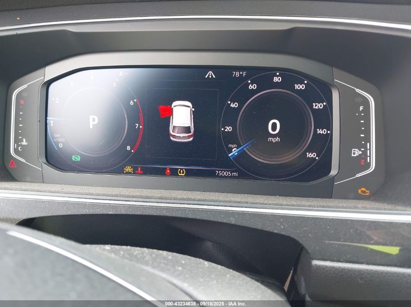 2019 Volkswagen Tiguan 2.0T Se/2.0T Sel/2.0T Sel R-Line/2.0T Sel R-Line Black VIN: 3VV2B7AX2KM163385 Lot: 43234638