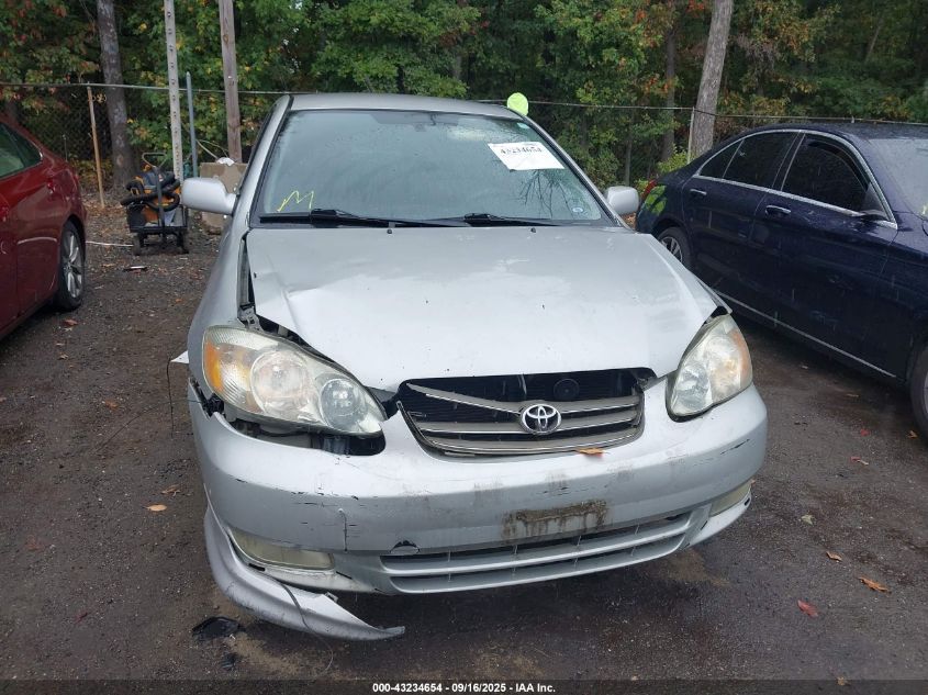 2004 Toyota Corolla S VIN: 2T1BR32E94C315125 Lot: 43234654
