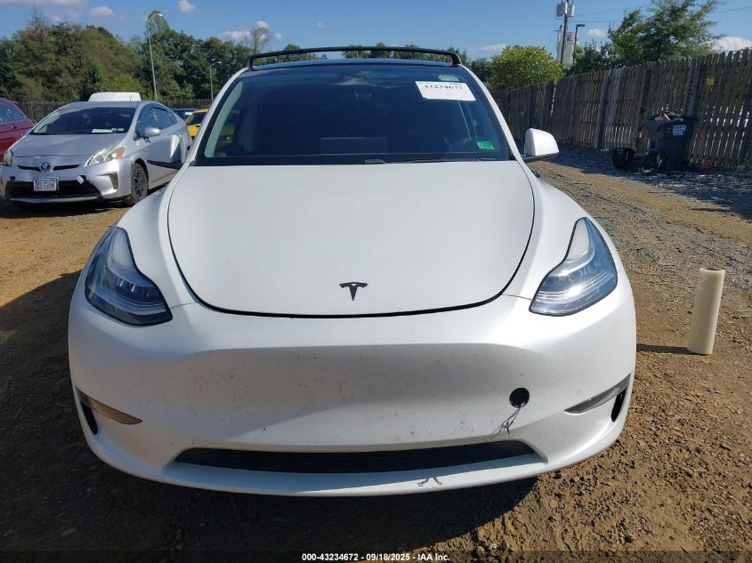 2020 Tesla Model Y Long Range Dual Motor All-Wheel Drive VIN: 5YJYGDEE1LF010097 Lot: 43234672