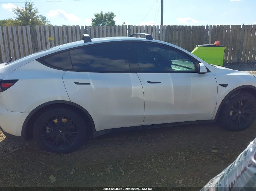 2020 Tesla Model Y Long Range Dual Motor All-Wheel Drive VIN: 5YJYGDEE1LF010097 Lot: 43234672