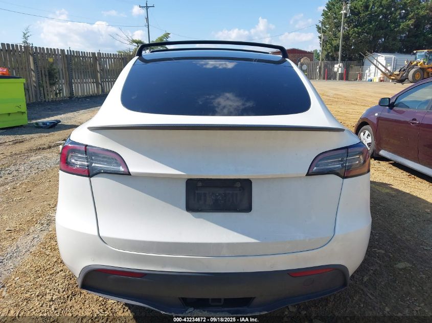 2020 Tesla Model Y Long Range Dual Motor All-Wheel Drive VIN: 5YJYGDEE1LF010097 Lot: 43234672