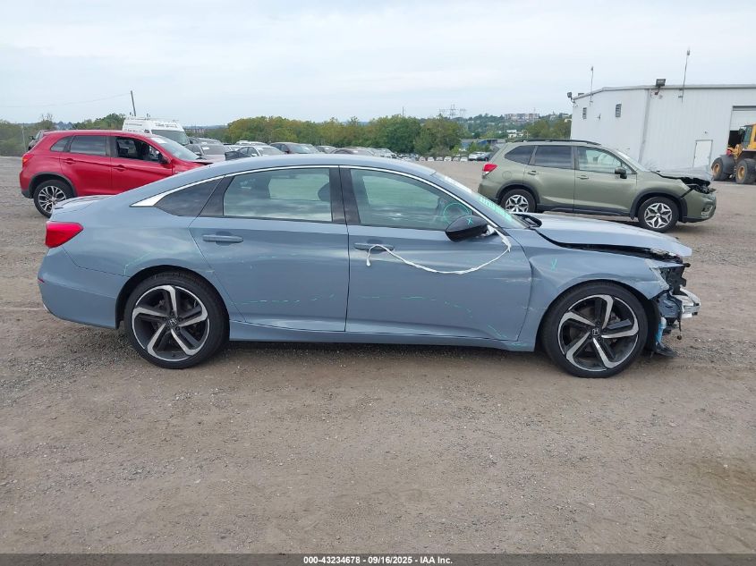 2022 Honda Accord Sport VIN: 1HGCV1F38NA073643 Lot: 43234678