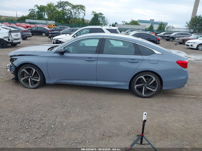 2022 Honda Accord Sport VIN: 1HGCV1F38NA073643 Lot: 43234678