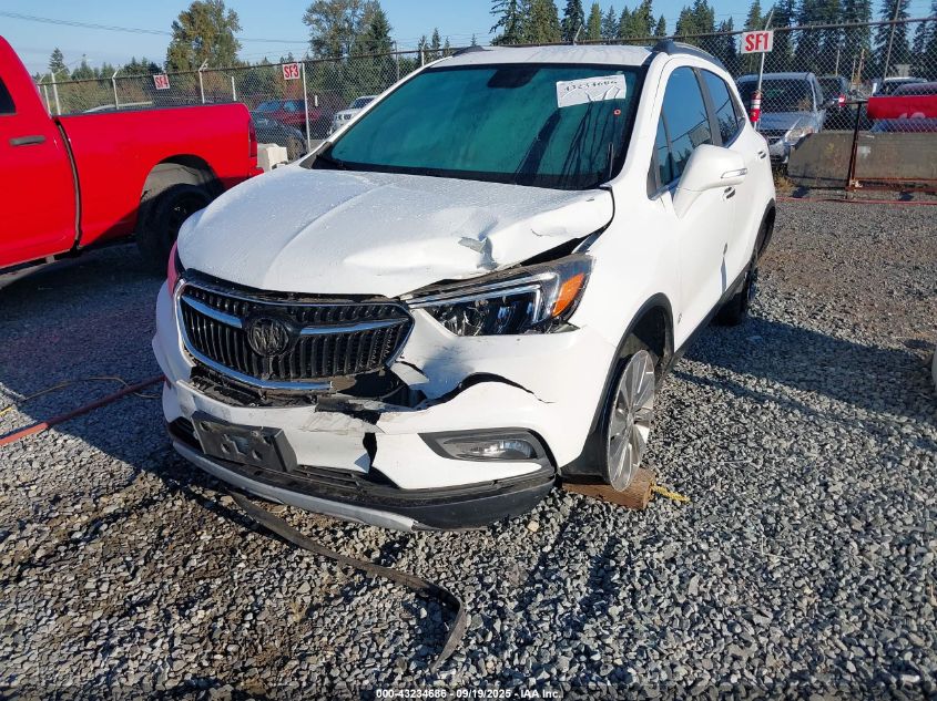 2017 Buick Encore Essence VIN: KL4CJCSB1HB007401 Lot: 43234686