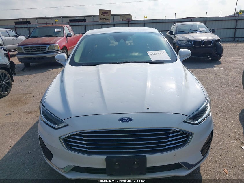 2019 Ford Fusion Sel VIN: 3FA6P0CD6KR198404 Lot: 43234719