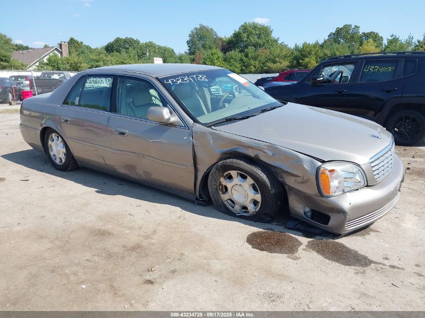 2001 Cadillac Deville Standard W/W20 VIN: 1G6KD54Y81U243711 Lot: 43234728