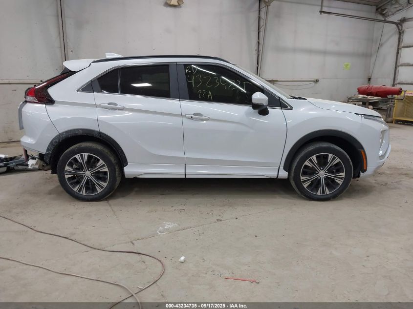2022 Mitsubishi Eclipse Cross Se S-Awc/Se Special Edition S-Awc/Sel S-Awc/Sel Special Edition S-Awc VIN: JA4ATWAA8NZ029913 Lot: 43234735