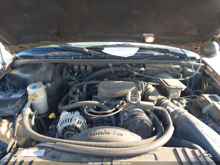 1997 Chevrolet Blazer Lt VIN: 1GNCS13W2V2185541 Lot: 43234751